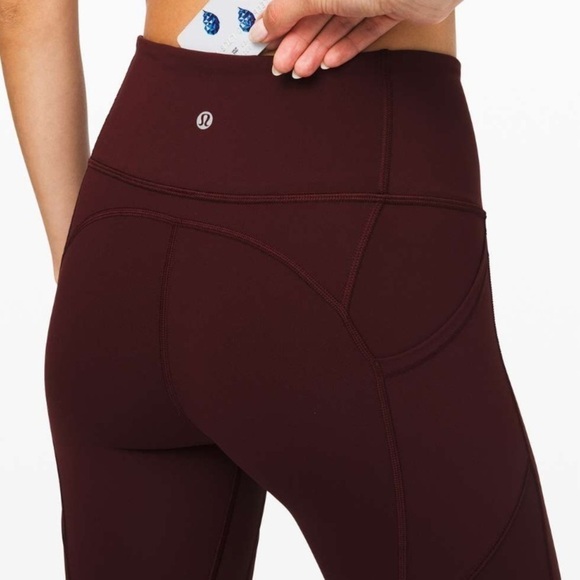 Sz2 Lululemon All The Right Places Pant II in Garnet VGUC - Picture 4 of 11